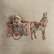 Load image into Gallery viewer, Donkey Cart Pocket Pillow