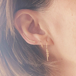 Evie Ear Climber - Gold Fill