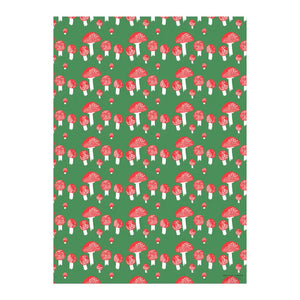 Festive Mushroom Gift Wrap