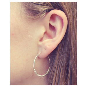 Simone Hoop - Silver