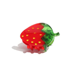 Mini Strawberry Hair Clip