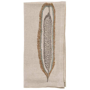 Hawk Feather Dinner Napkin