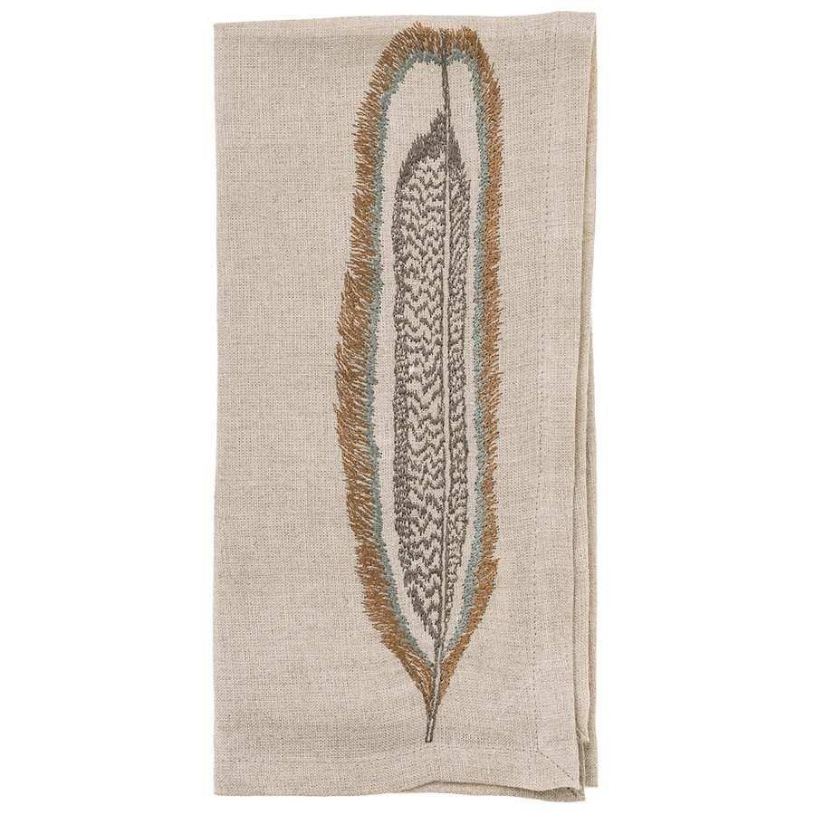 Hawk Feather Dinner Napkin