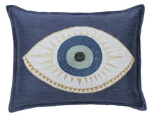 Load image into Gallery viewer, Evil Eye Applique Pillow