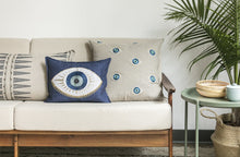 Load image into Gallery viewer, Evil Eye Applique Pillow