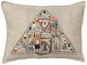 Fox Beach Shack Pocket Pillow