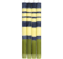 Load image into Gallery viewer, Striped Candle Sticks - Indigo, Jasmine + Olive