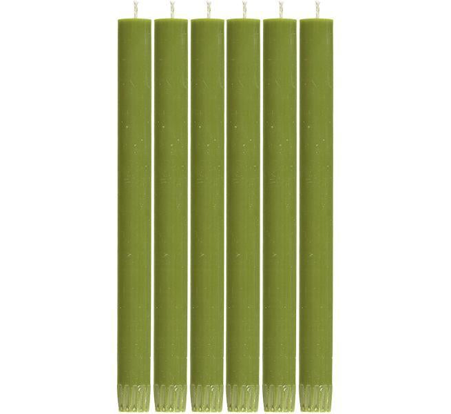 Candle Sticks - Olive Green