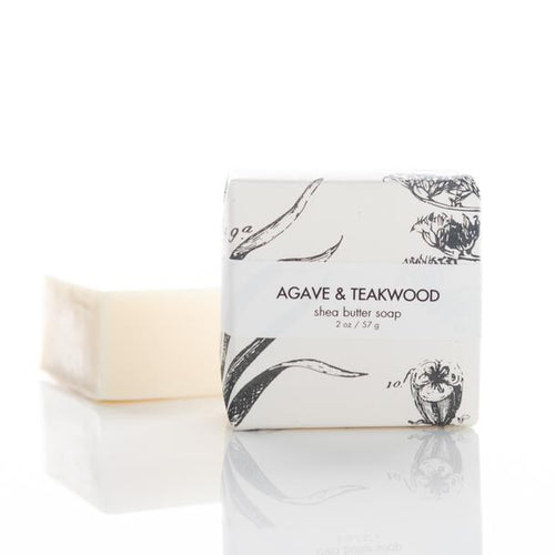 Petite Agave Teakwood Soap