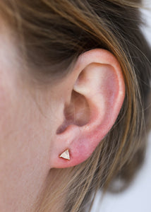 Rose Quartz Mini Energy Studs