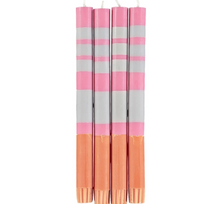 Load image into Gallery viewer, Striped Candle Sticks - Orange Willow Neyron