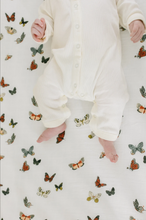 Load image into Gallery viewer, Butterfly Crib Sheet