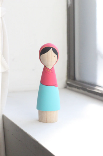 Wood Doll - Malala