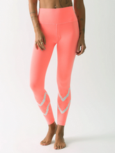Load image into Gallery viewer, Sunset Legging - Chevron Aperol/Cloud