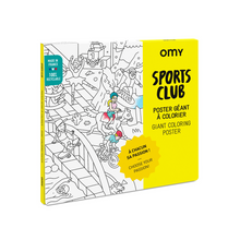 Load image into Gallery viewer, Giant Coloring Poster - Sports Club