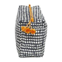 Load image into Gallery viewer, Toiletry Bag - Navy Dot