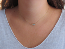 Load image into Gallery viewer, Aquamarine Nugget Necklace