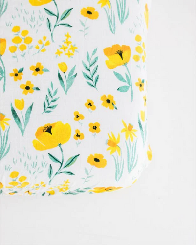 Buttercup Blossom Crib Sheet