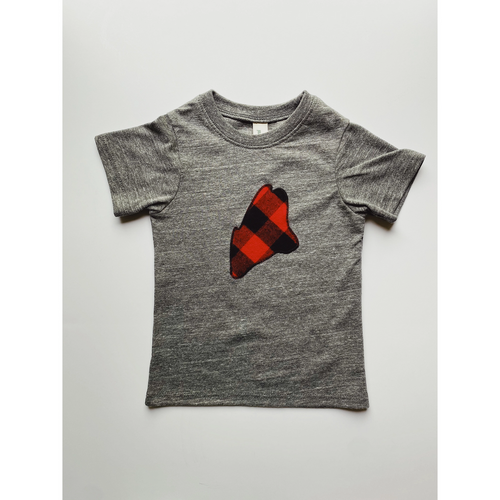 Maine Buffalo Plaid Tee