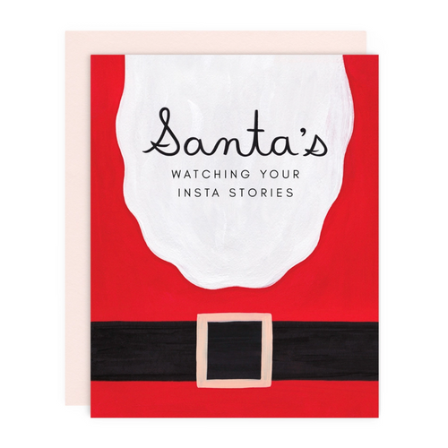 Santa's Watching Card
