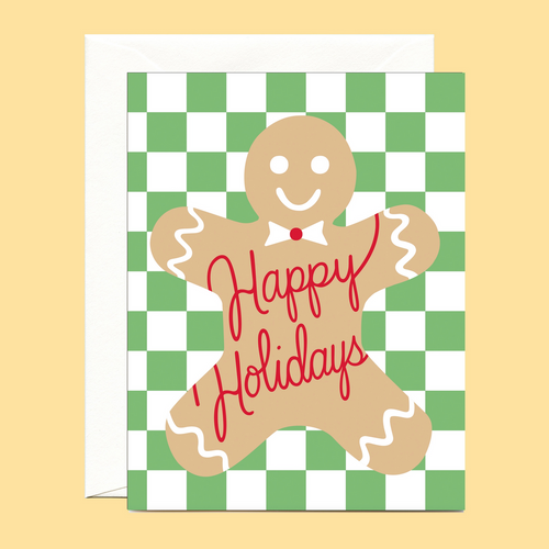 Gingerbread Man Holiday Card