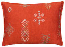 Load image into Gallery viewer, Tumbleweed Vermilion Pillow