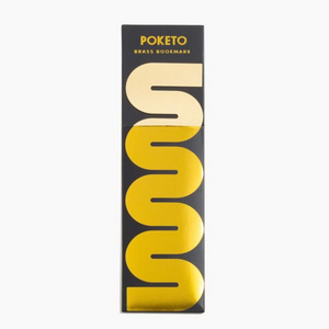 Brass Bookmark - Wave