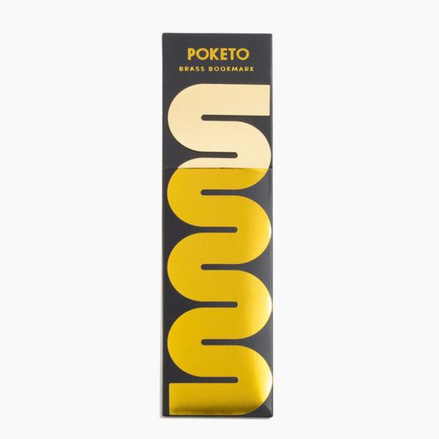Brass Bookmark - Wave