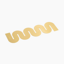 Load image into Gallery viewer, Brass Bookmark - Wave