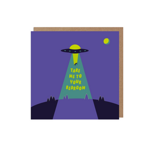 UFO Love Anniversary Card