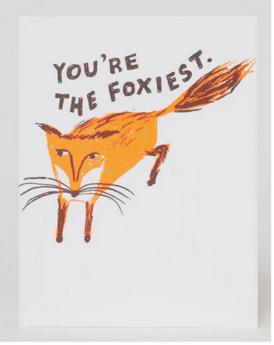 Foxiest Fox Card