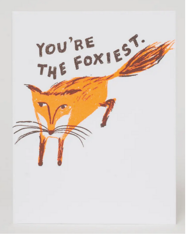 Foxiest Fox Card