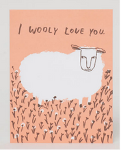 Load image into Gallery viewer, Wooly Love You Card