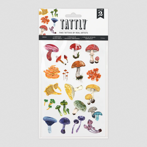 Colorful Mushrooms Sheet