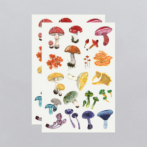 Colorful Mushrooms Sheet