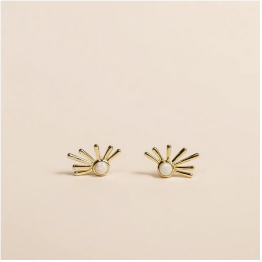 Sun Ray - White Opal
