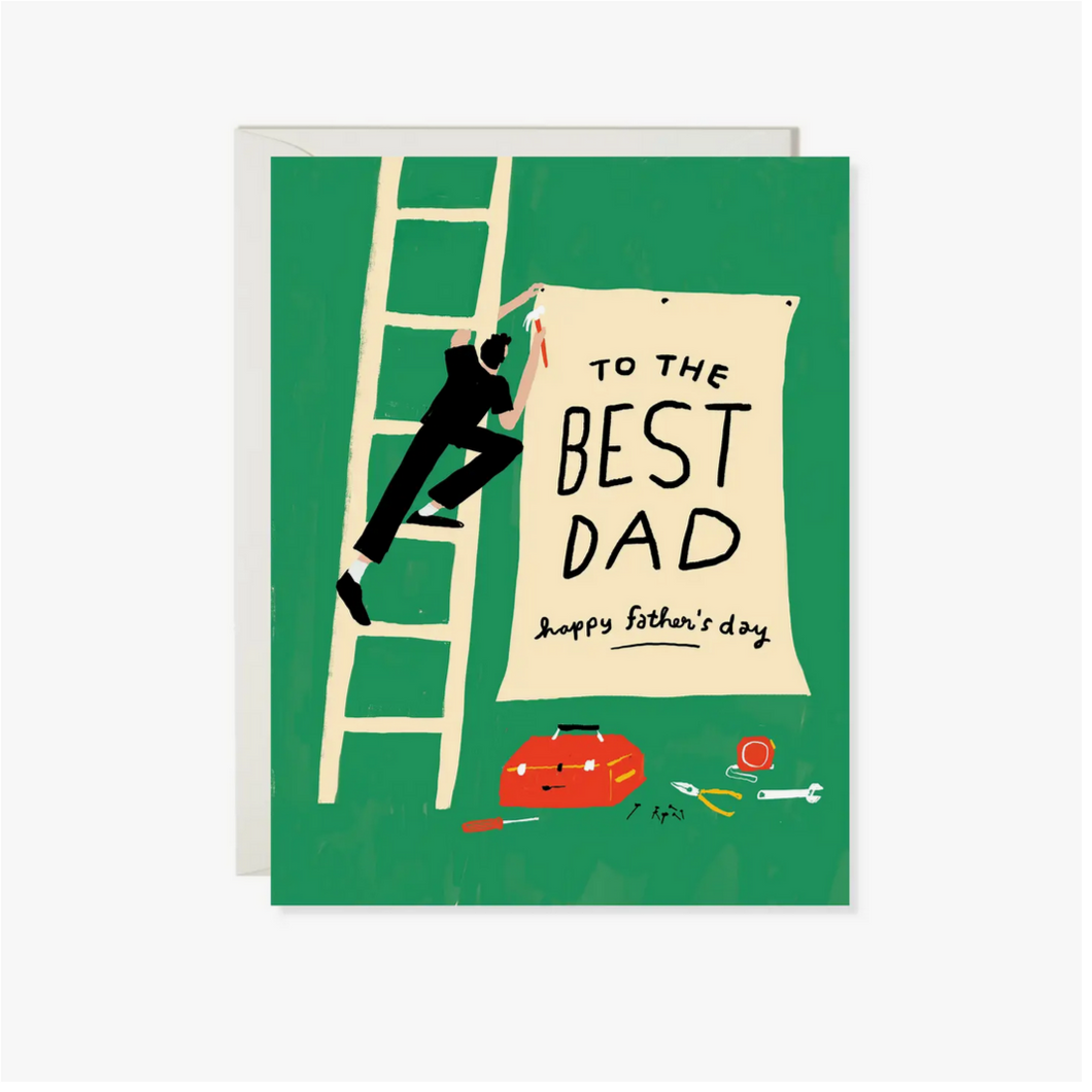 Best Dad Sign Card