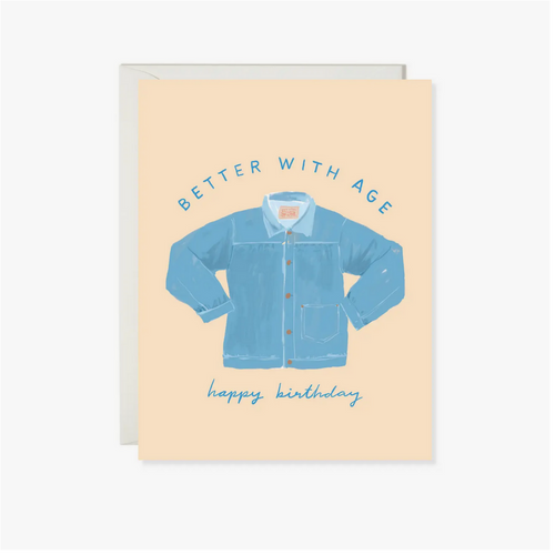 Denim Birthday Card