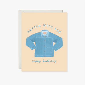 Denim Birthday Card