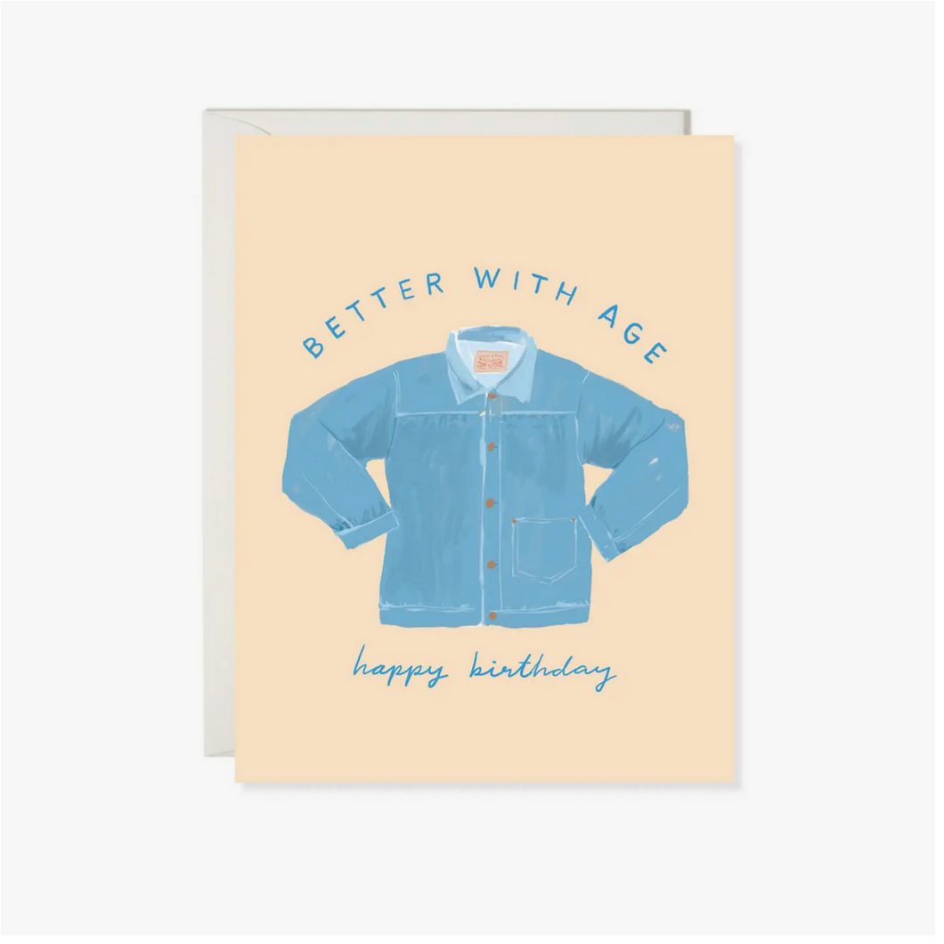 Denim Birthday Card