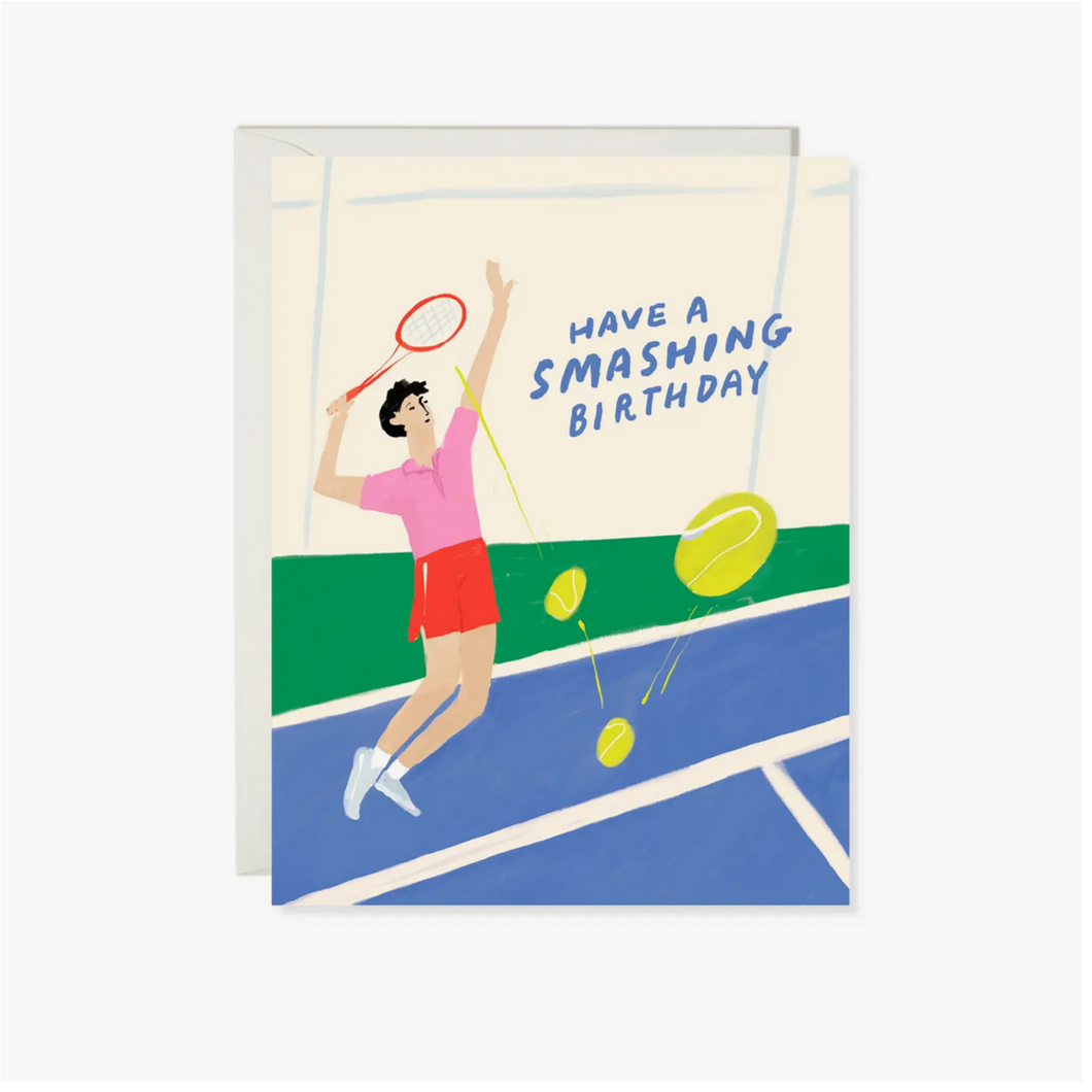 Tennis Birthday Card