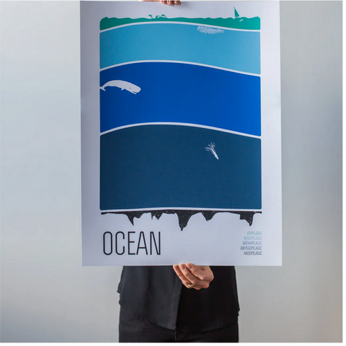 Ocean Print - 11x14
