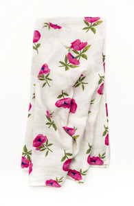 Swaddle - Raspberry Peony