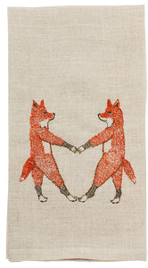 Fox Love Tea Towel