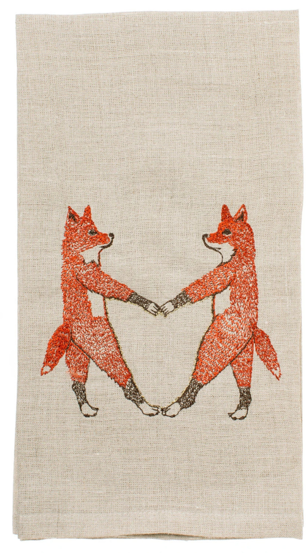 Fox Love Tea Towel