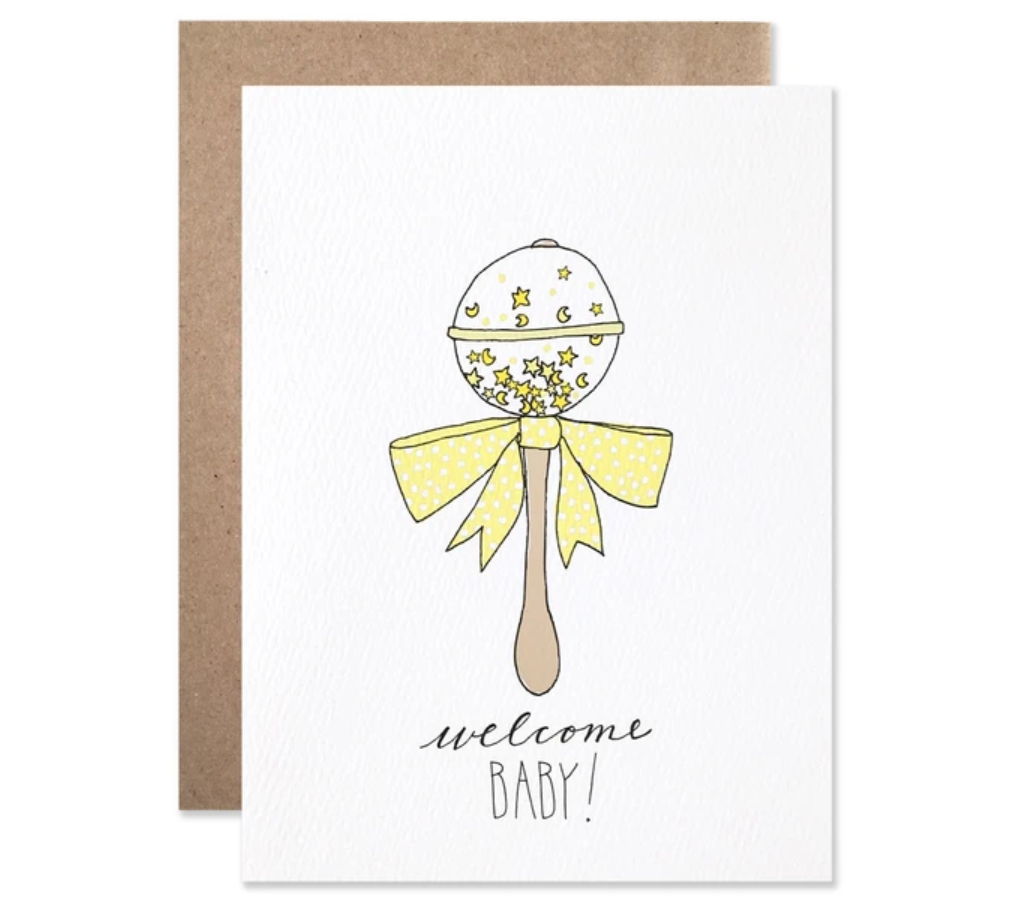 Welcome Baby Rattle