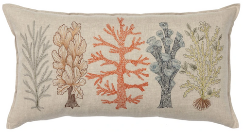 Coral Studies Pillow