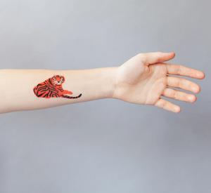 Temporary Tattoo Pairs - tiger