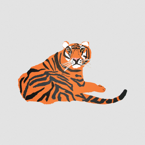 Temporary Tattoo Pairs - tiger