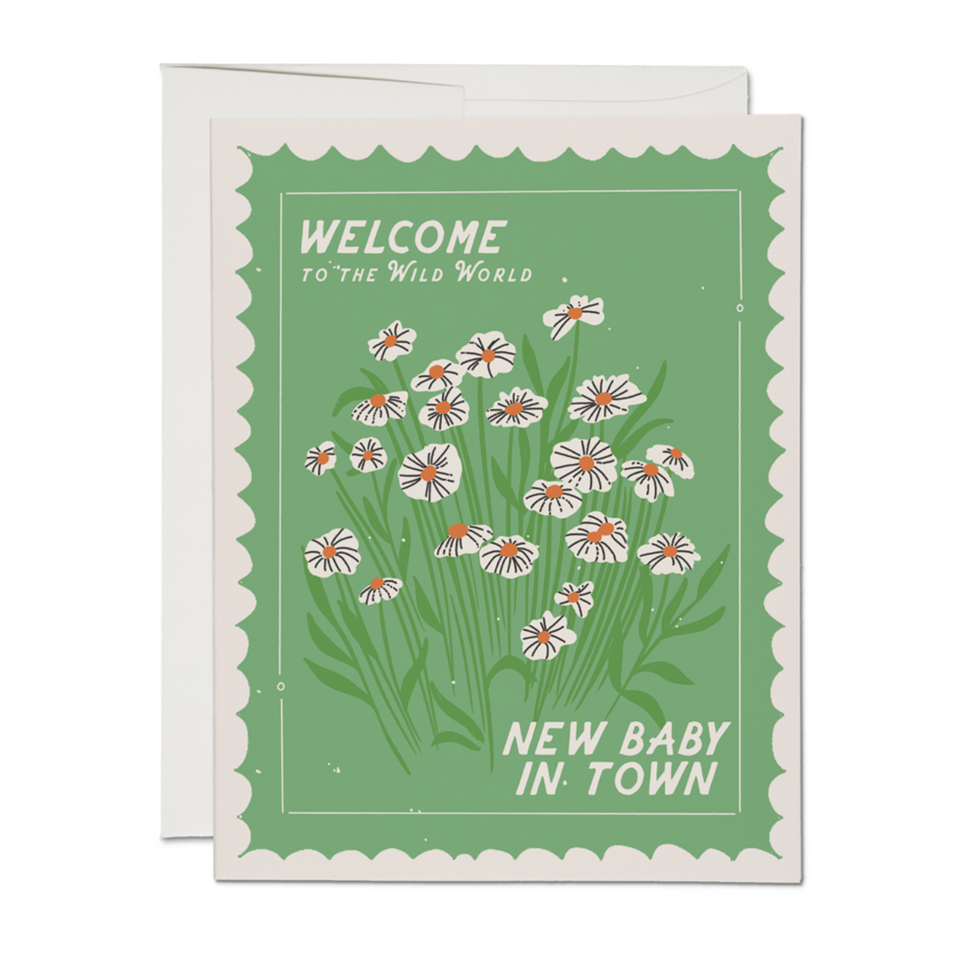 Wild World Baby Card